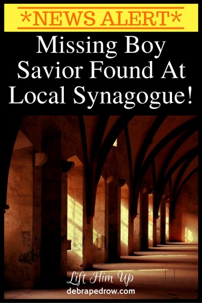 Missing boy savior found at local synagogue!